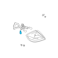 OEM 2016 Nissan Versa Note Bulb Diagram - 26261-EM31A