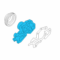 OEM Hyundai Santa Fe Pump Assembly-Coolant Diagram - 25100-3E001