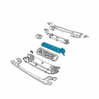 OEM 2000 Dodge Durango Motor-Blower With Wheel Diagram - 5003134AA