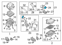 OEM Hyundai Clamp-Hose Diagram - 14716-08500
