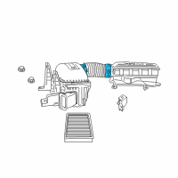 OEM 2010 Dodge Ram 1500 Clamp-Hose Diagram - 53032530AA