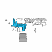 OEM 2009 Dodge Ram 1500 Body-Air Cleaner Diagram - 53032406AA