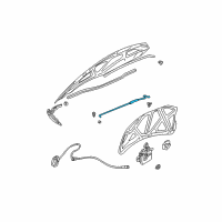 OEM Dodge Stratus Hood Prop Diagram - 4814822AE