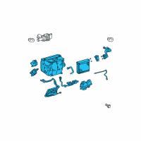 OEM 2008 Toyota Prius Evaporator Assembly Diagram - 87050-47110