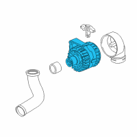 OEM BMW Z3 Compact Alternator Diagram - 12-31-7-501-592