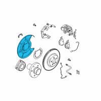 OEM 2007 BMW 530xi Protection Plate Left Diagram - 34-21-6-764-899