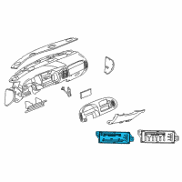 OEM Dodge B2500 Control-Heater Diagram - 55055458AC