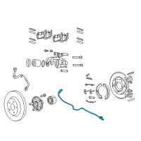 OEM 2014 Jeep Grand Cherokee Sensor-Wheel Speed Diagram - 5154230AF