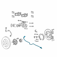 OEM 2016 Jeep Grand Cherokee Sensor-Wheel Speed Diagram - 5154230AF