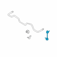 OEM 2009 Nissan 350Z Rod Connecting, Rear STABILIZER Diagram - 54668-EG03A