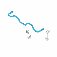 OEM Infiniti M45 Stabilizer-Rear Diagram - 56230-EG000