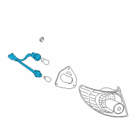 OEM Toyota Socket & Wire Diagram - 81555-02200