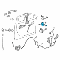 OEM 2020 Cadillac XT4 Door Check Diagram - 84940330