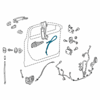 OEM Cadillac XT4 Control Cable Diagram - 84036211