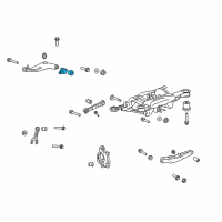 OEM 2014 Chevrolet Camaro Upper Control Arm Bushing Diagram - 92214163