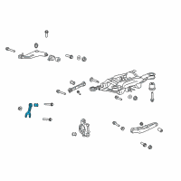 OEM 2010 Chevrolet Camaro Trailing Arm Diagram - 92246140