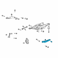 OEM 2012 Chevrolet Camaro Lower Control Arm Diagram - 20942237