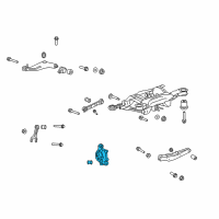 OEM 2012 Chevrolet Camaro Knuckle Asm-Rear Suspension Diagram - 23262764