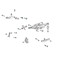 OEM 2010 Chevrolet Camaro Bolt, Rear Suspension Upper Control Arm Diagram - 92138935