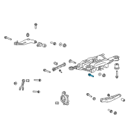 OEM 2010 Chevrolet Camaro Lower Control Arm Adjust Bolt Diagram - 92139086