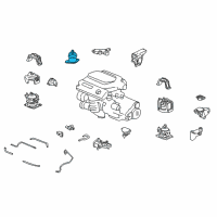 OEM Acura Rubber Assembly Diagram - 50820-SEP-A03