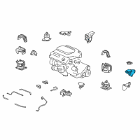 OEM Rubber, Transmission Mounting (Upper) Diagram - 50870-SEP-A01