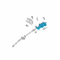 OEM 2010 Ford Expedition Column Assembly Diagram - 9L1Z-3C529-H