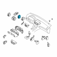 OEM 2006 Nissan Murano Switch Assembly-Retractable Head Lamp Diagram - 25190-AX000