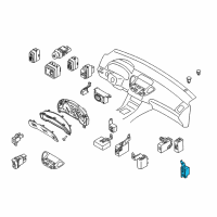 OEM Infiniti M45 Buzzer Assembly Diagram - 26350-AR211