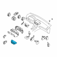 OEM Infiniti M45 Switch Assembly-Av & Navigation Diagram - 28395-CR910