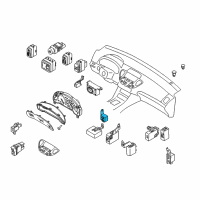 OEM Infiniti FLASHER Assembly-Combination Diagram - 25730-AR000