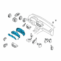 OEM Infiniti M45 Instrument Combination Meter Assembly Diagram - 24810-CR900