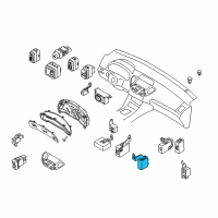 OEM Infiniti M45 Control Assembly-Head Lamp, Battery Saver Diagram - 28413-AR200