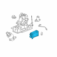 OEM GMC Sierra 1500 HD Vapor Canister Diagram - 22963841