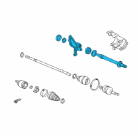 OEM 2010 Acura TSX Shaft Assembly, Half Diagram - 44500-S3V-A10