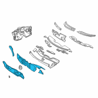 OEM Chrysler LHS Dash Panel-Dash Diagram - 5003292AC