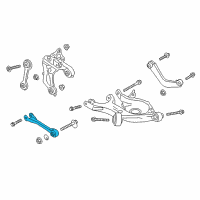 OEM 2018 Lincoln Continental Trailing Arm Diagram - G3GZ-5K898-B