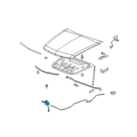 OEM 2009 Cadillac STS Lock Diagram - 25778967