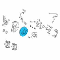 OEM 2002 Hyundai Accent Disc-Front Wheel Brake Diagram - 51712-25060