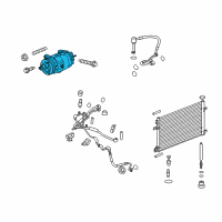 OEM 2015 Cadillac XTS Compressor Diagram - 84378274