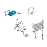 OEM 2018 Chevrolet Impala Compressor Diagram - 84378274