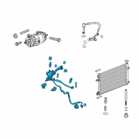 OEM 2013 Cadillac XTS Liquid Hose Diagram - 84429957