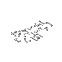 OEM 1999 Toyota Land Cruiser Cab Mount Bracket Diagram - 51708-60050