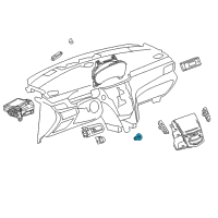 OEM 2014 Cadillac XTS Start Button Diagram - 20930082