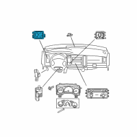 OEM 2005 Dodge Durango Switch-HEADLAMP Diagram - 68019456AC