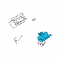 OEM 2004 Hyundai Santa Fe Pan Assembly-Engine Oil, Upper Diagram - 21520-37103