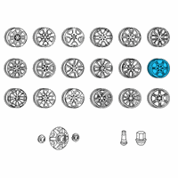 OEM 2021 Ram 1500 Aluminum Wheel Diagram - 6GD77SZ0AA