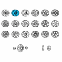 OEM Ram 1500 Aluminum Wheel Diagram - 5YD45LS1AA