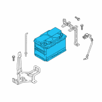 OEM 2011 Hyundai Sonata Interstate Battery-Sonata HYBR Diagram - 00275-19000