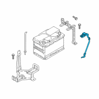 OEM 2018 Hyundai Sonata Battery Sensor Assembly Diagram - 37180-M9100